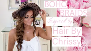 Boho Braid Inspired by Hair By Chrissy | Quick & Easy