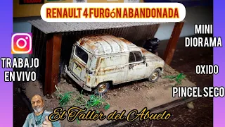 TRABAJO EN VIVO | Renault 4 Furgón Abandonada