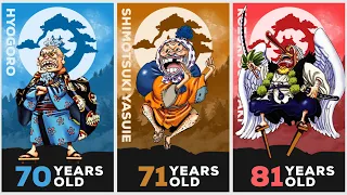 One Piece Characters Age Comparison | Wano Arc