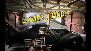 What A UK Barn Find - 5 Cars, 1 Find! Join Us As We Go Exploring #barnfind #classiccars
