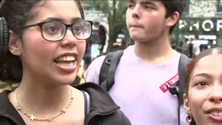 Teens react after social media giveaway sparks chaos in Union Square