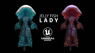 Jelly Fish Lady for Unreal Engine 4