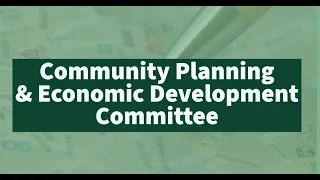 Community Planning and Economic Development Committee Virtual Meeting of February 15, 2023