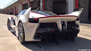 Ferrari FXX K OnBoard Footage on Track - PURE V12 Engine Sound!