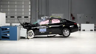 2023 Hyundai Sonata updated moderate overlap IIHS crash test