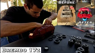 Brembo 17z Full Rebuild! ( MK4 Big Brakes EuroTripper Prep )