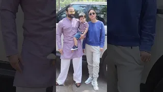 Taimur Ali Khan with Mom & Dad  & Kareena Kapoor  Saif Ali  #taimuralikhan