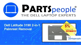 Dell Latitude 3190 2-in-1 (P26T003) Palmrest Replacement Video Tutorial