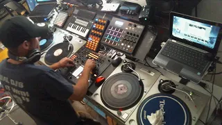 Drum and Bass DJ Dash 3 deck vinyl dnb mix #REALDJing