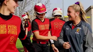 Ferris State vs Wayne State Softball Highlights - Interviews with Ian Janes & Abby Mitchell