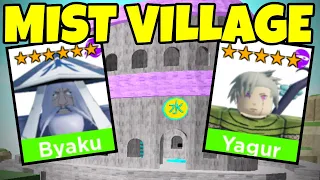 The New Mist Village is Here in UPDATE 30 in Roblox Anime Ninja War Tycoon