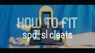 How To Fit An SPD SL Cleat To A Cycling Shoe