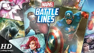 MARVEL Battle Lines Android Gameplay [60fps]