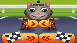 Talking Tom Gold Run Racing Contest GENERAL TOM VS TALKING BEN VS TALKING HANK