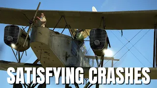 Satisfying Airplane Crashes, Mid-Air Collision & Engine Fires! V21 | Flying Circus Crash Compilation
