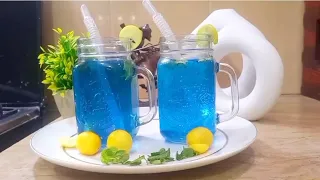 Blue Lagoon Mocktail recipe| Homemade Curaçao syrup| Ramzan, iftar special drink | Refreshing drink