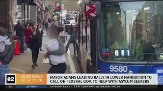 Mayor Adams hosting rally for help with asylum seekers