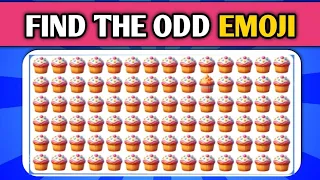 FIND THE ODD EMOJI QUIZ- 🍰Sweets Edition 🧁Easy, Medium, Hard Levels Quiz | zv ketan #quiz #shorts