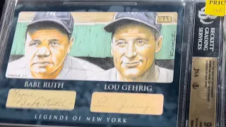 $500k Dealer Table - Best Patch Auto Cards at National 2023 - Ruth Gehrig and more