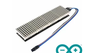 Бегущая строка с русскими буквами на Arduino и Max7219 8x8