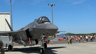 F-35 falling Leaf Maneuver 2023 air show