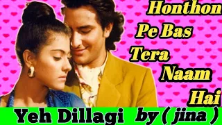 Honthon Pe Bas Tera Naam Hai | Yeh Dillagi - ( 1994 ) - Lata Mangeshkar & Kumar Sanu | Kajol & Saif|