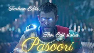 Pasoori Ft. THOR [ PASOORI X THOR ] [ Chris Hemsworth Edit Status ]