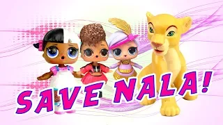 The Lion King & LOL Surprise Dolls Spin the Wheel Mystery Reveal Game! W/ Simba