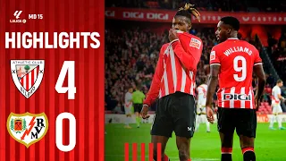 RESUMEN | Athletic Club 4-0 Rayo Vallecano | LaLiga EA Sports 2023-24 MD15