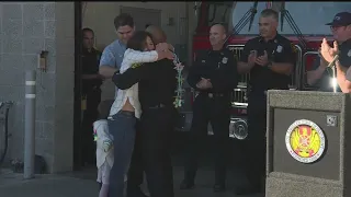 Family Reunites With Westchester Firefighter Who Saved Girl From Drowning