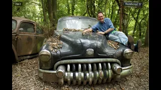 Миллионер купил 50 ретро-автомобилей и бросил их гнить в лесу. Что стало с машинами через 15 лет