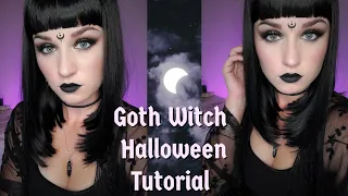 Easy Goth Witch Tutorial | Halloween Makeup