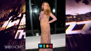 Blake Lively Debuts Baby Bump on Red Carpet in a Michael Kors Gown - The Buzz