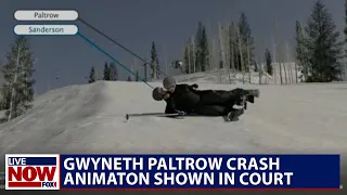 Gwyneth Paltrow trial: Ski collision animation shown between Paltrow & Sanderson | LiveNOW from FOX