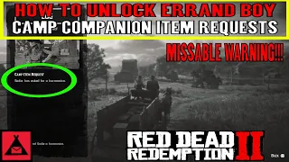 Red Dead Redemption 2 ERRAND BOY Trophy / Achievement - Item Request Locations - MISSABLE WARNING!!!