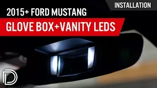 How to Install Glove Box and Vanity LEDs in 2015 Mustang