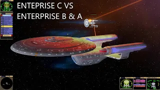 Enterprise C VS Enterprise A, B | Star Trek Bridge Commander | Battle | Kobayashimaru |