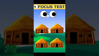 Focus Test 👀 And Genius || Focus Test #focustest #shorts #iqtest