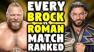 EVERY Brock Lesnar Vs. Roman Reigns Match Ranked From WORST To BEST