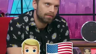 Emoji game with Sebastian Stan