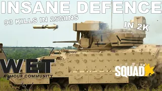 Insane Defence - 93 Kills (115 incaps) in 25mins | Bradley Gameplay on Kohat in 2K