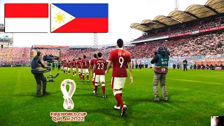 PES 2021 - Indonesia vs Philippines - FIFA World Cup 2022 - Full Match - All Goals HD - Gameplay