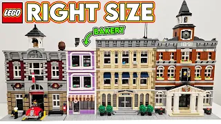 Double LEGO Bakery Modular Building (From Police Station)