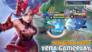 Yena Slayer Lane Pro Gameplay | New Build And Hard Carry | Arena of Valor Liên Quân mobile CoT