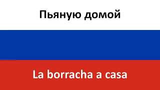 Пьяную домой en español (La borracha a casa) - Klava Koka