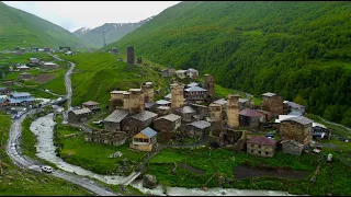 Svaneti | Mestia - სვანეთი | მესტია || 4K by drone