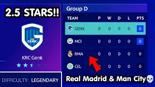 Playing UCL with KRC GENK in Legendary Difficulty💀