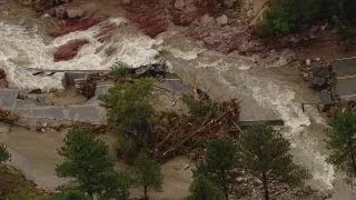 Aerial tour of Lefthand Canyon flood damage