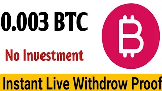 Earn 0.003 Bitcoin|| New High paying Btc Site|| Live withdraw Proof #akiftechnologyinfo