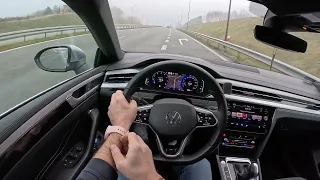 Volkswagen Arteon 2 0 TSI 190HP POV Test Drive